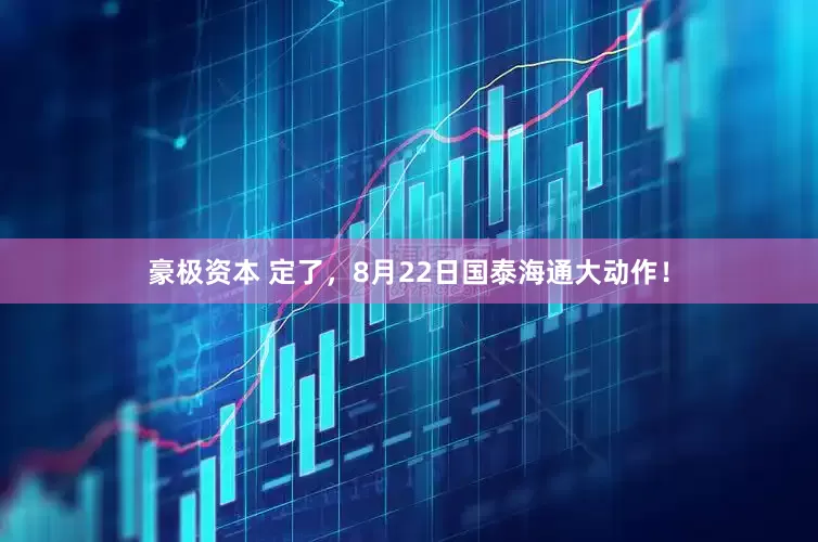 豪极资本 定了，8月22日国泰海通大动作！